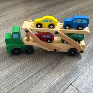 Melissa & Doug Car Hauler - Like New!